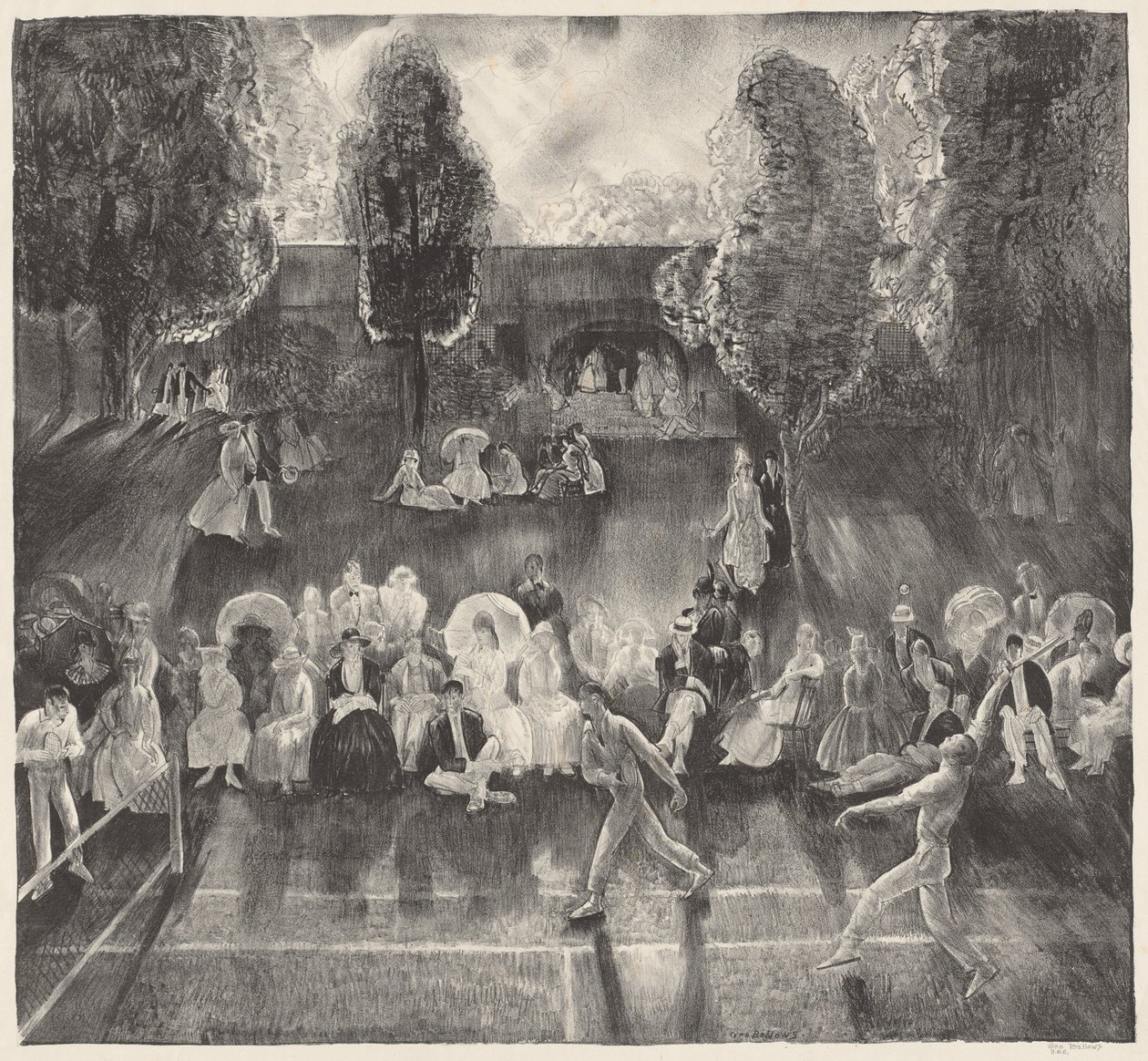 Tenis by George Bellows