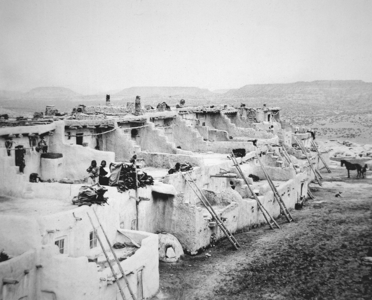 Acoma Pueblo, New Mexico by George Benjamin (Ben) Wittick
