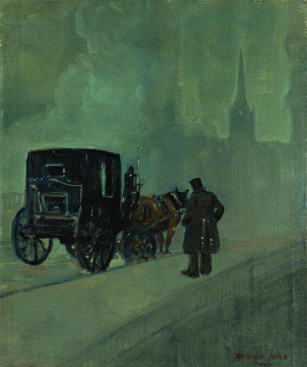 Sisli Gece, New York by George Benjamin Luks