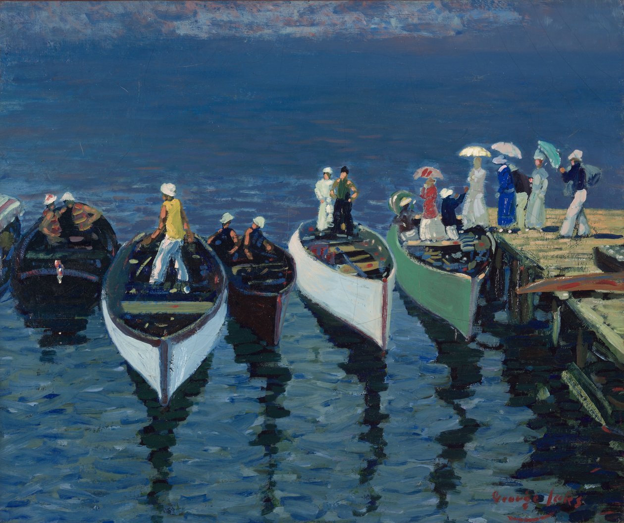 Hudson'da Tatil by George Benjamin Luks