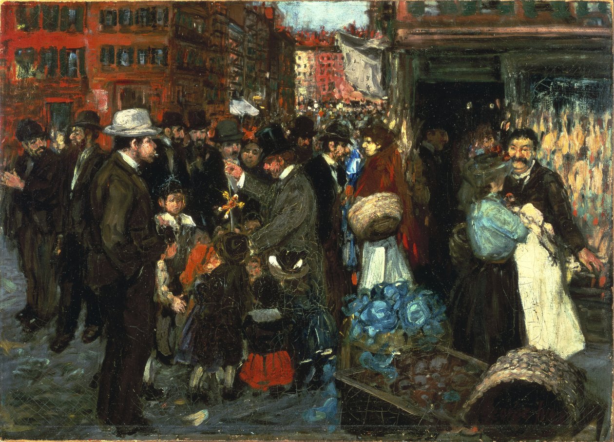 Sokak Sahnesi (Hester Caddesi) by George Benjamin Luks