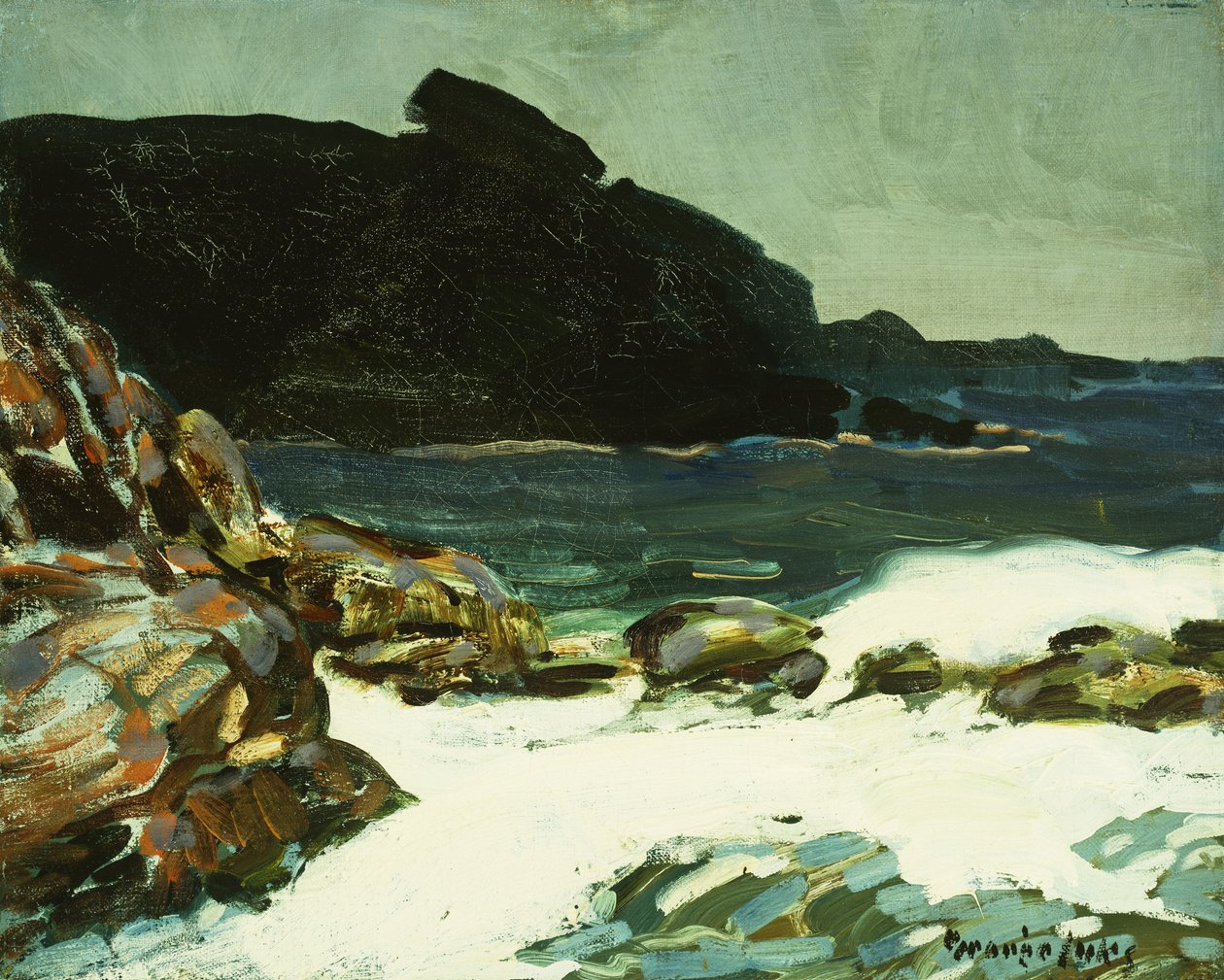 Çıkıntı, Cape Elizabeth, Maine by George Benjamin Luks