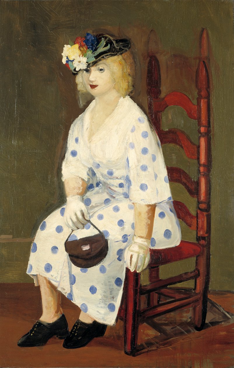 Puantiyeli Elbise, 1927. by George Benjamin Luks