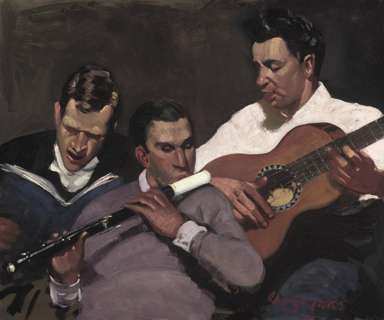Üç Üst Çavuş by George Benjamin Luks