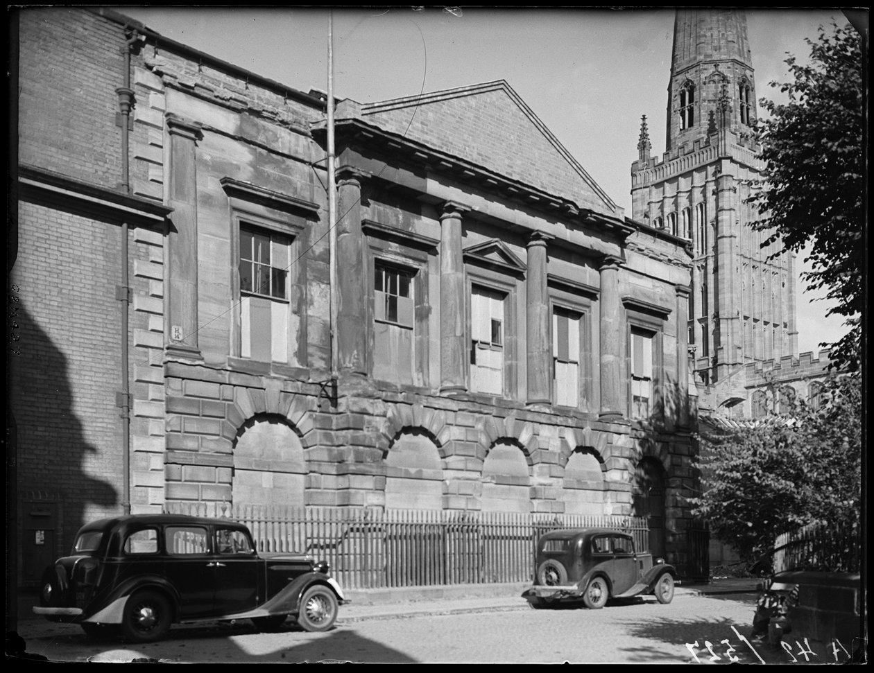 County Hall, Cuckoo Lane, Coventry, 1941. by George Bernard Mason