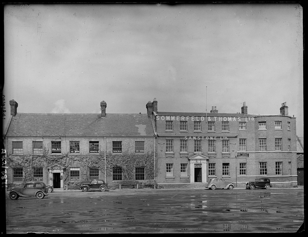 Salı Pazar Yeri, Kings Lynn, Kings Lynn ve Batı Norfolk, Norfolk, 1942. by George Bernard Mason