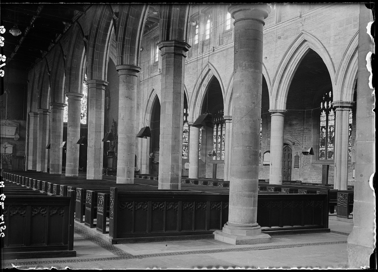 All Saints Katedral Kilisesi, Kirkgate, Wakefield, 1942. by George Bernard Wood