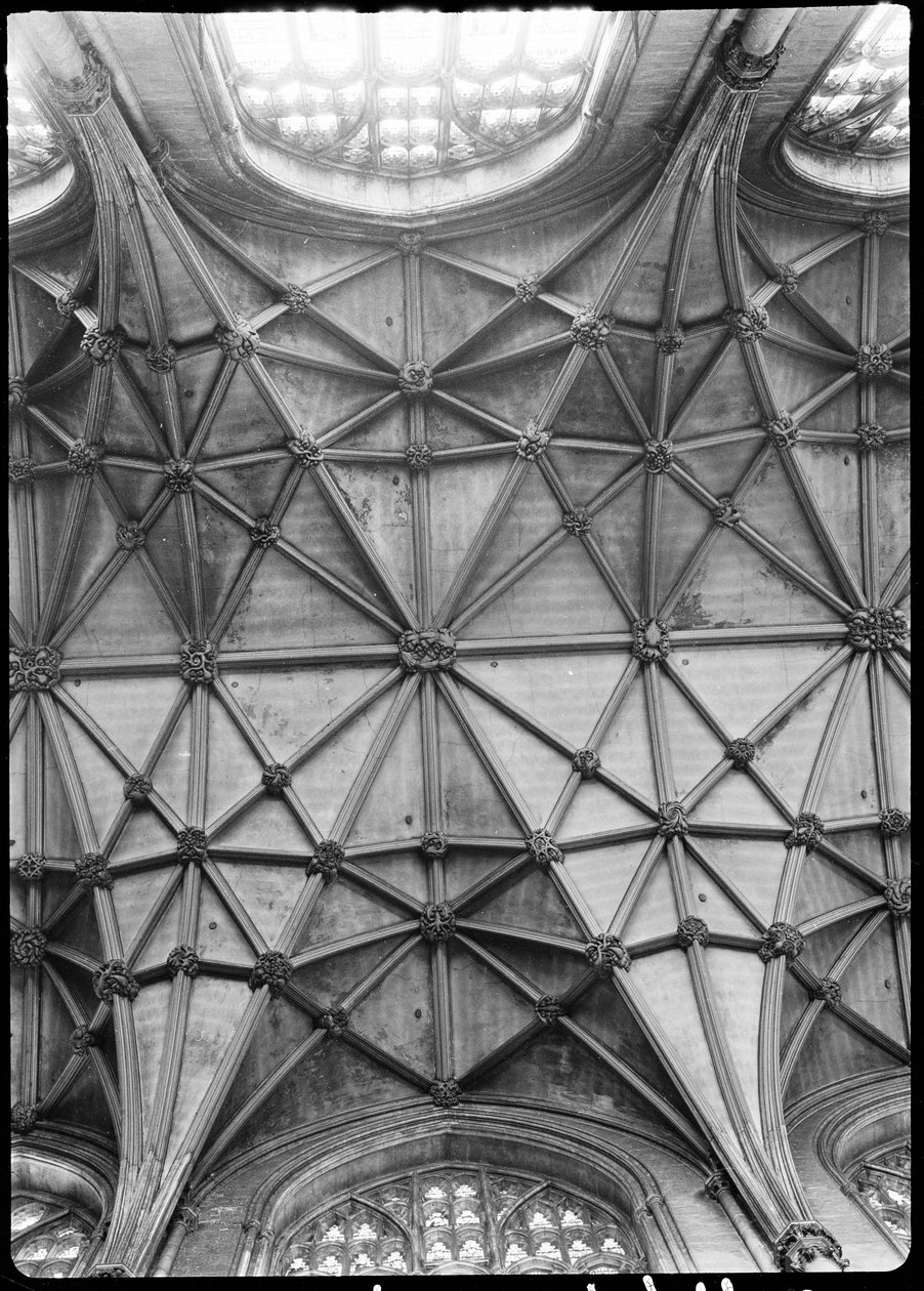 York Minster, Minster Yard, York, 1942. by George Bernard Wood