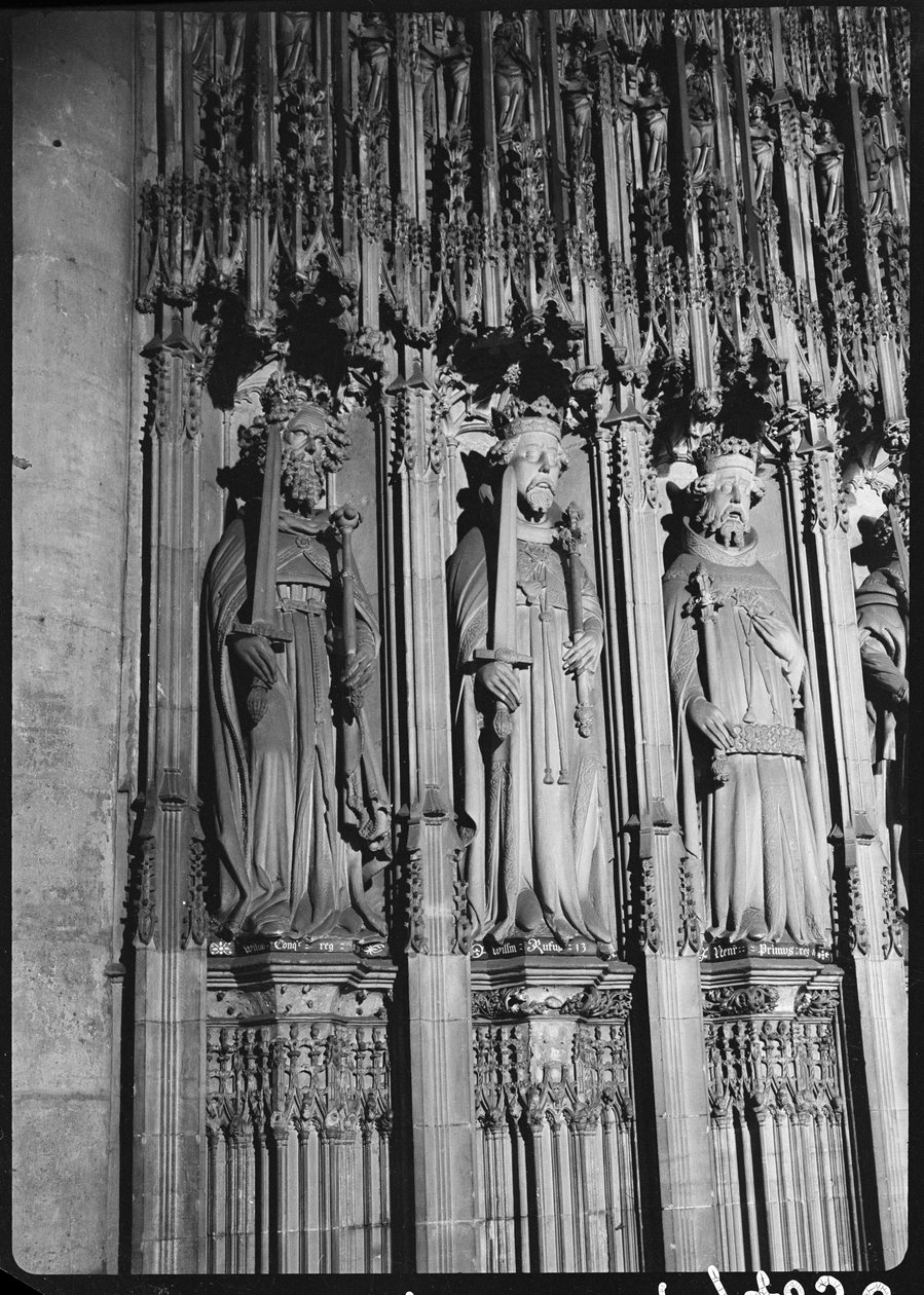 York Minster, Minster Yard, York, 1942. by George Bernard Wood