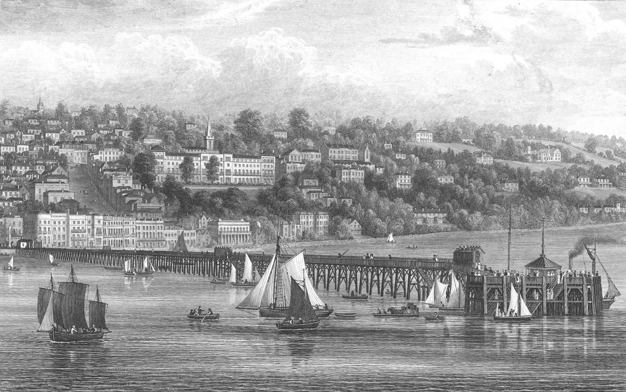 Ryde, Wight Adası, 1855 by George Brannon