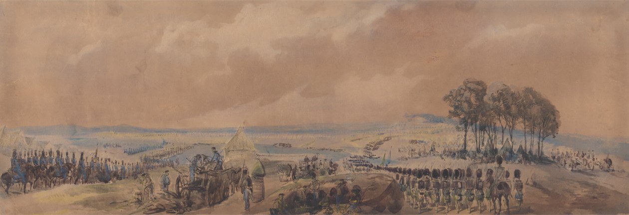 Askerler Chobham'daki Kampa Dönüyor by George Bryant Campion