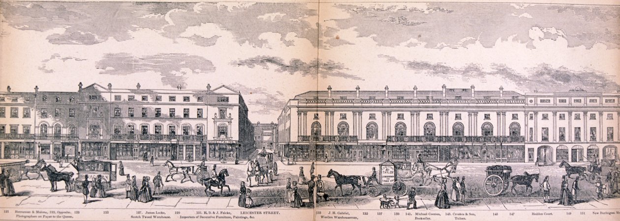 Londra Panoraması, 1849 by George C Leighton