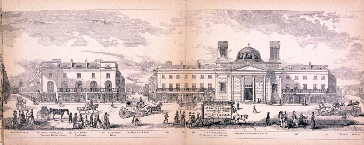 Londra Panoraması, 1849 by George C Leighton