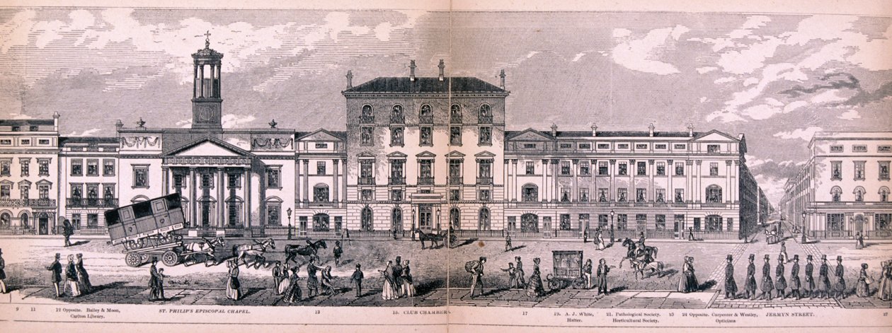 Londra Panoraması, 1849 by George C Leighton