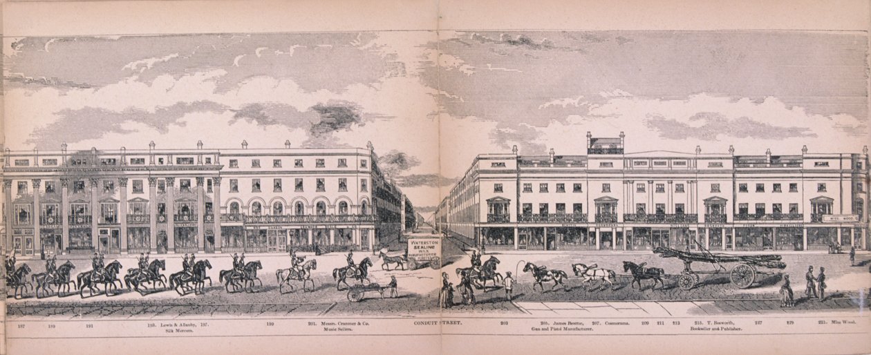 Londra Panoraması, 1849 by George C Leighton
