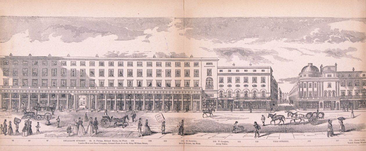 Londra Panoraması, 1849 by George C Leighton