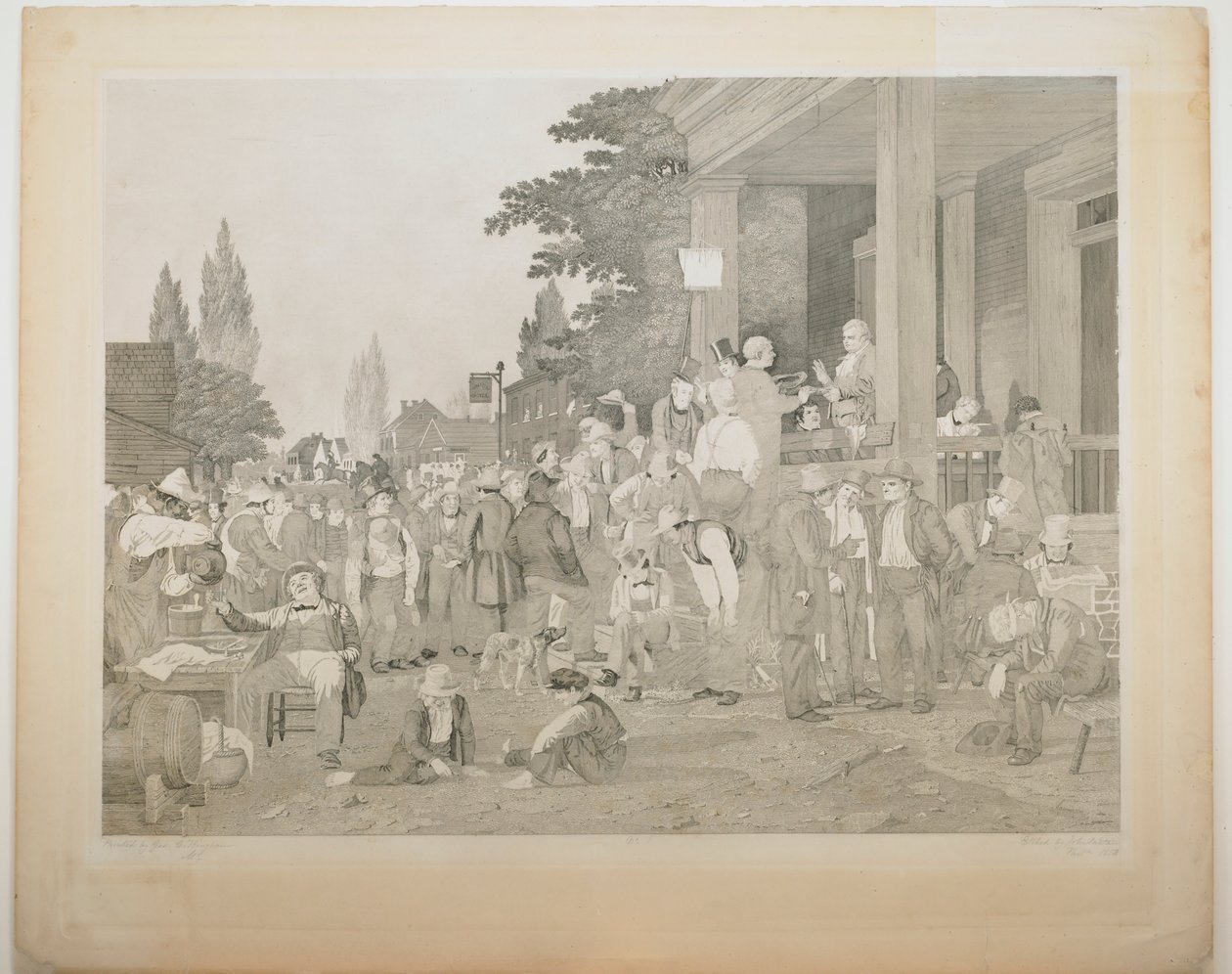 “İlçe Seçimi”nden Kanıt 1 by George Caleb Bingham