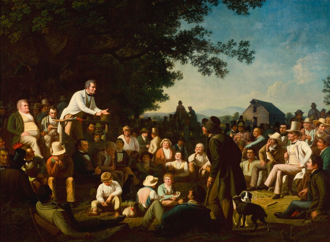 güdük konuşma by George Caleb Bingham