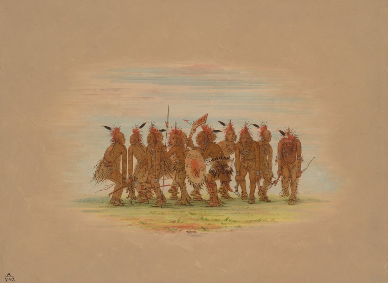 Eğlenceli Dans - Saukie, 18611869. by George Catlin