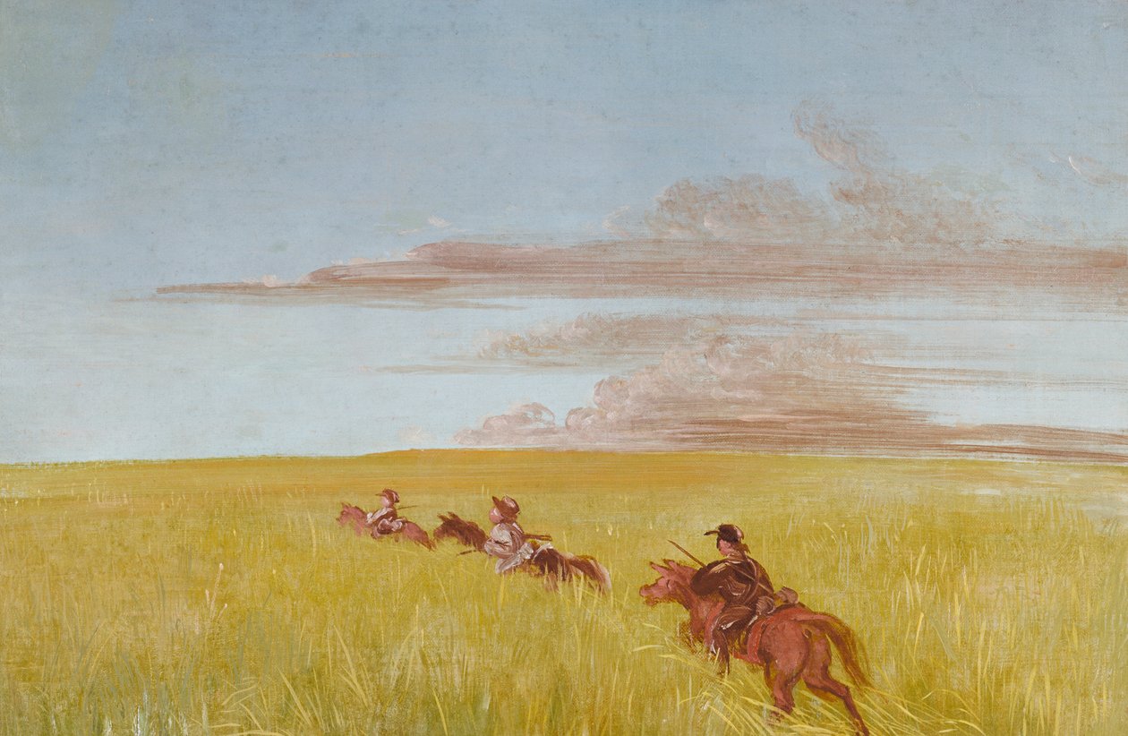 Bogard, Batiste ve Ben, Missouri Dibinde Yolculuk, 1837-1839. by George Catlin