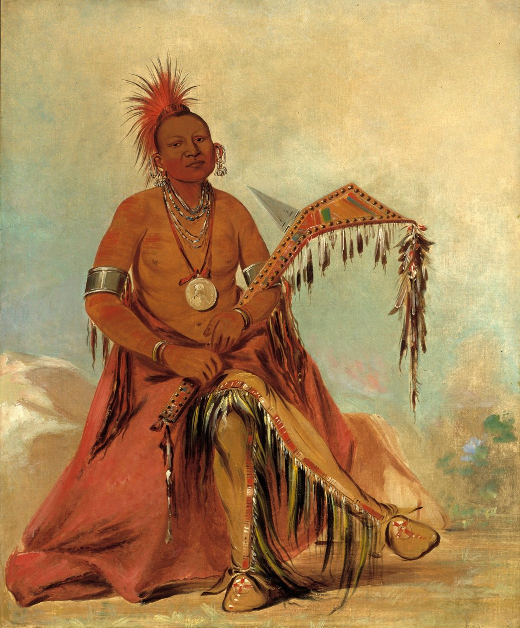 Cler-mónt, Kabilenin İlk Şefi by George Catlin