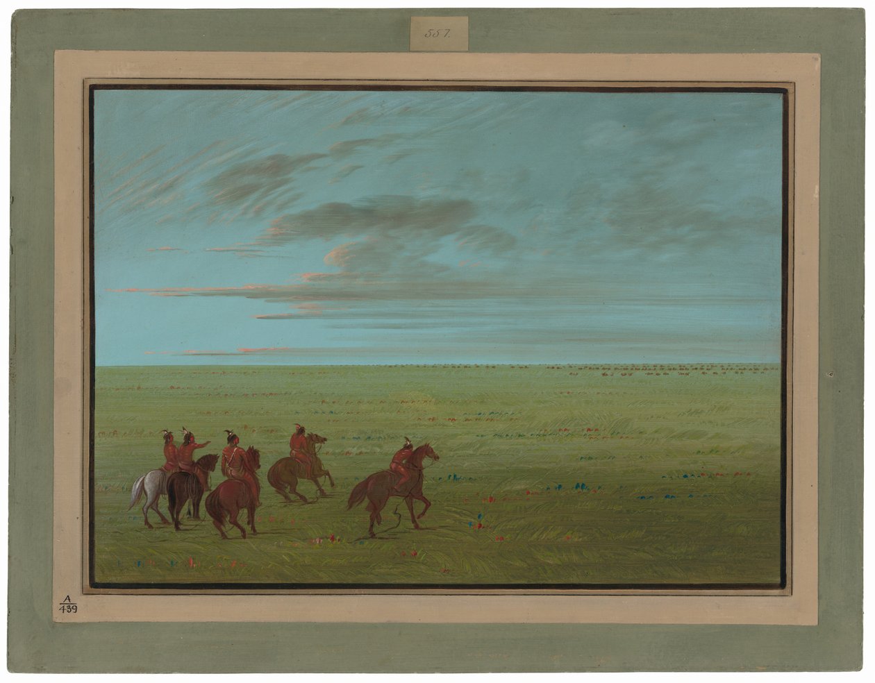 Vahşi Atlar İçin Başlayan Connibos by George Catlin