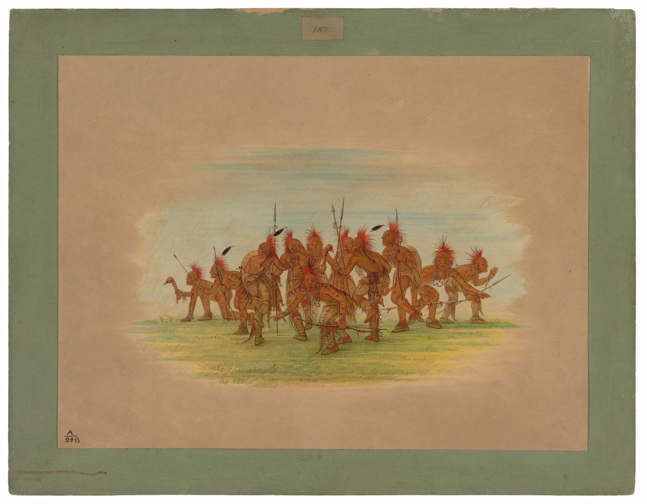 Keşif Dansı - Saukie by George Catlin