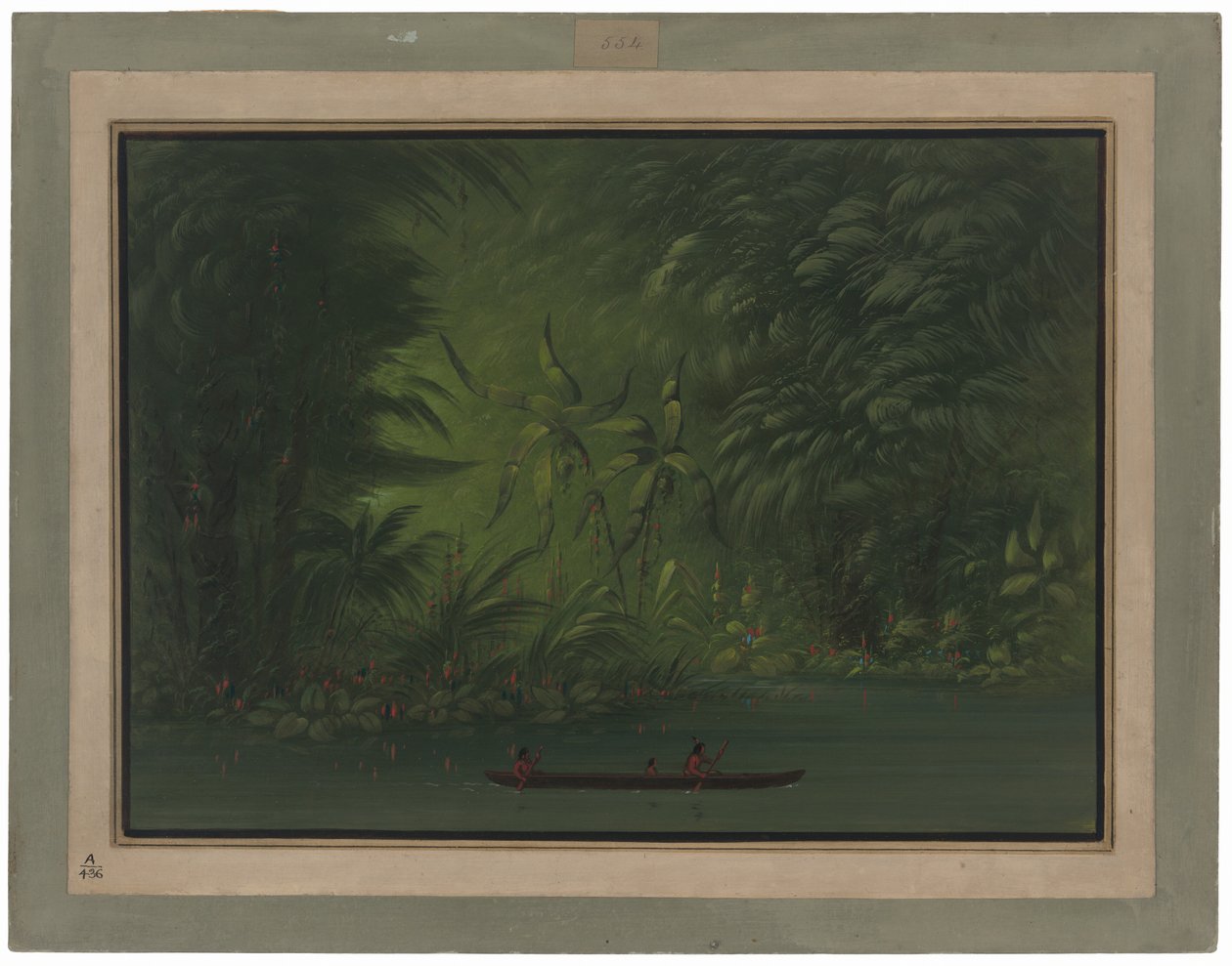 Amazon Sahili, Lagünün Girişi by George Catlin