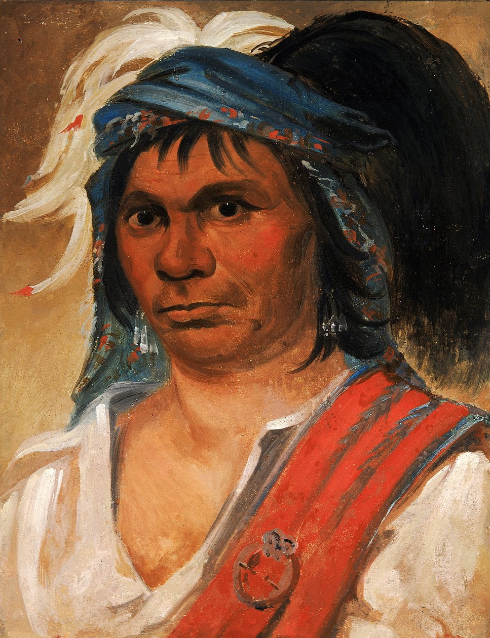 Sert Hickory, Sevimli Bir Adam, 1831. by George Catlin