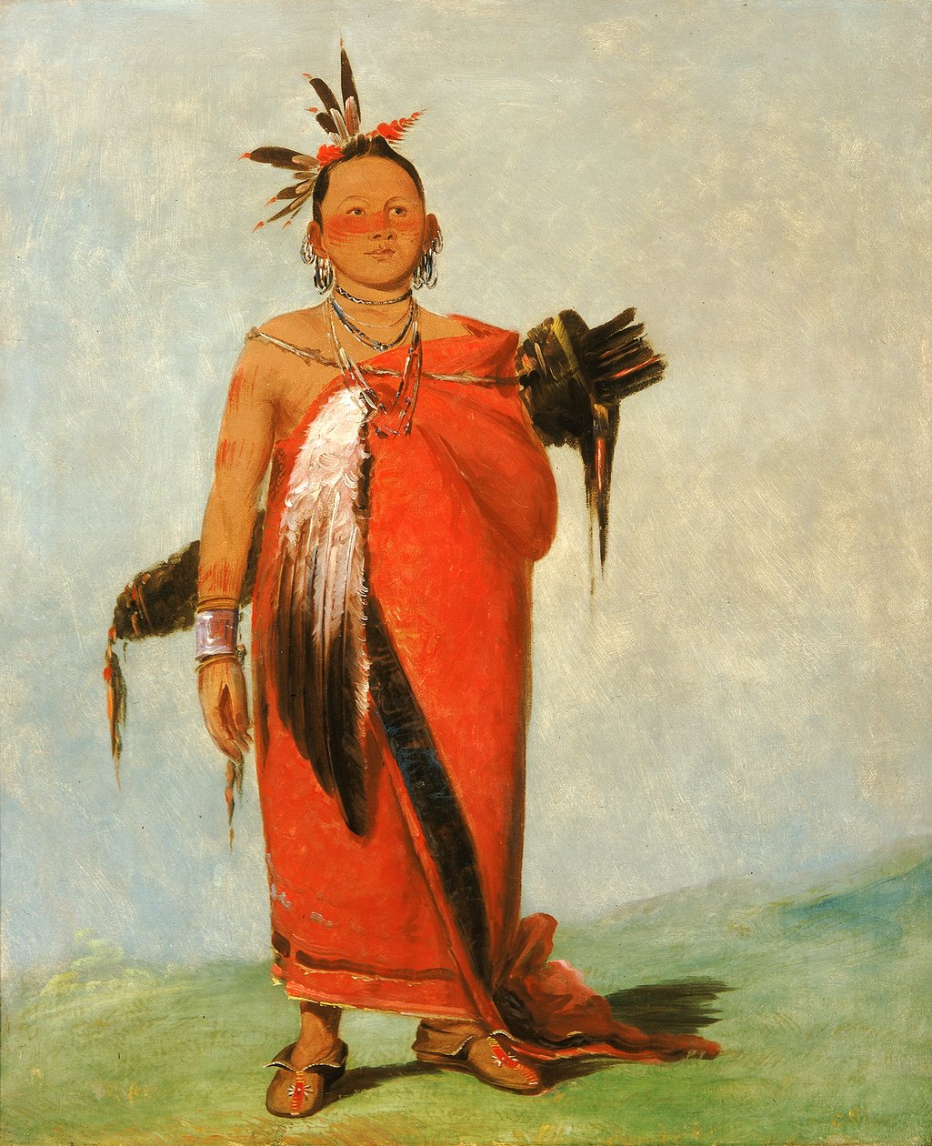 Hongs-káy-dee, Büyük Şef, Dumanın Oğlu, 1832. by George Catlin