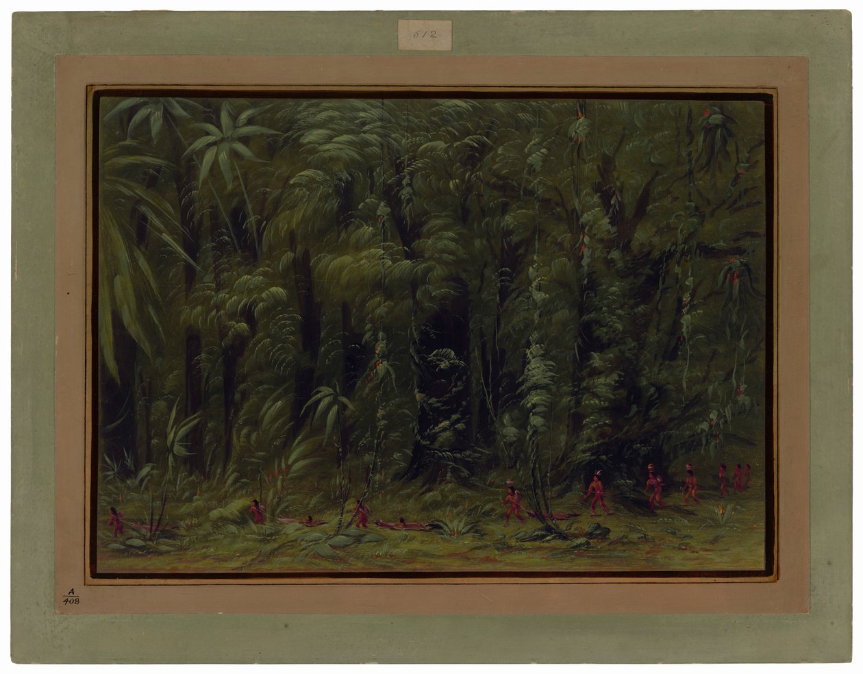 Bir Amazon Ormanının İçi - Zurumati by George Catlin