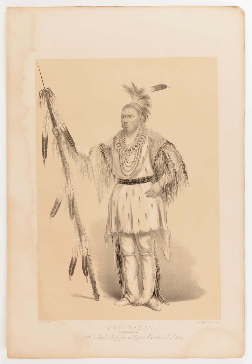 Joc-o-sot, Yürüyen Ayı by George Catlin
