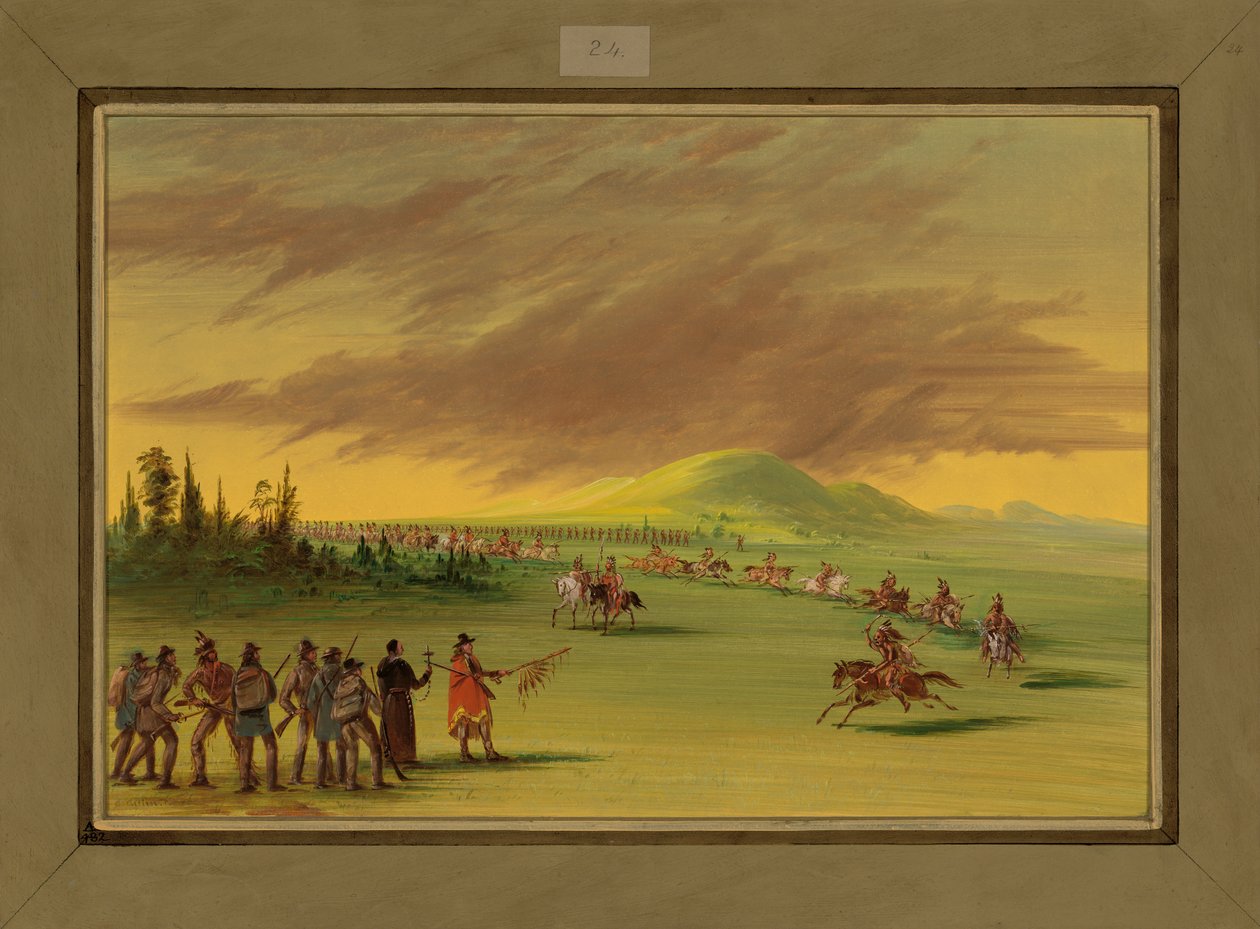 La Salle, 25 Nisan 1686, 1847-48, Texas Prairie