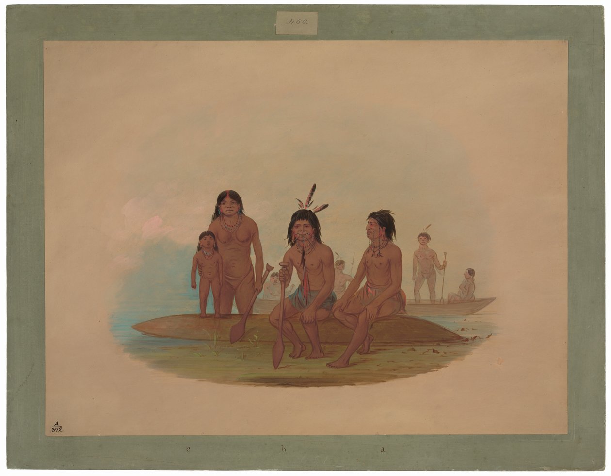 Marahua Kızılderilileri by George Catlin