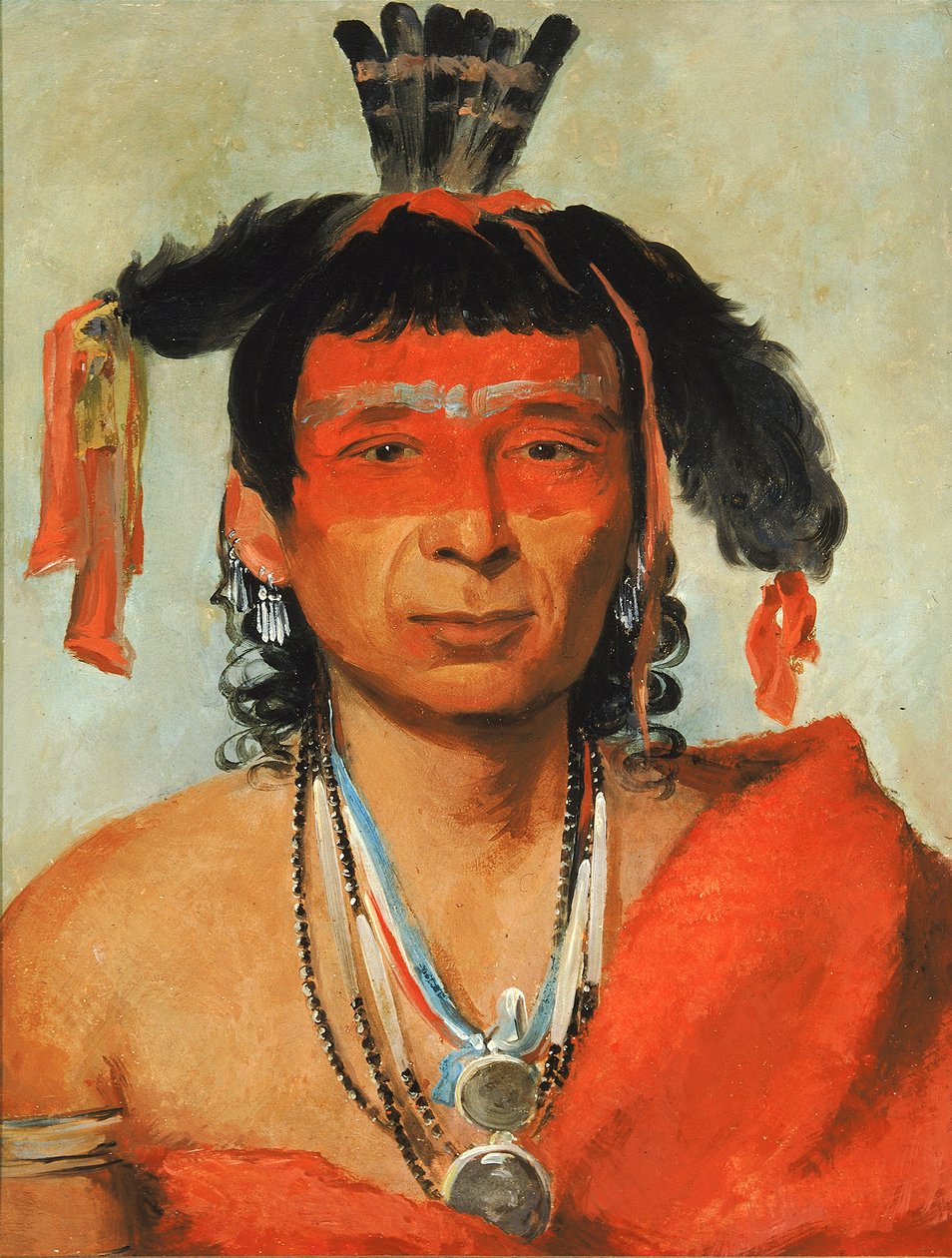 Másh-kee-wet, a Great Dandy, 1831. by George Catlin