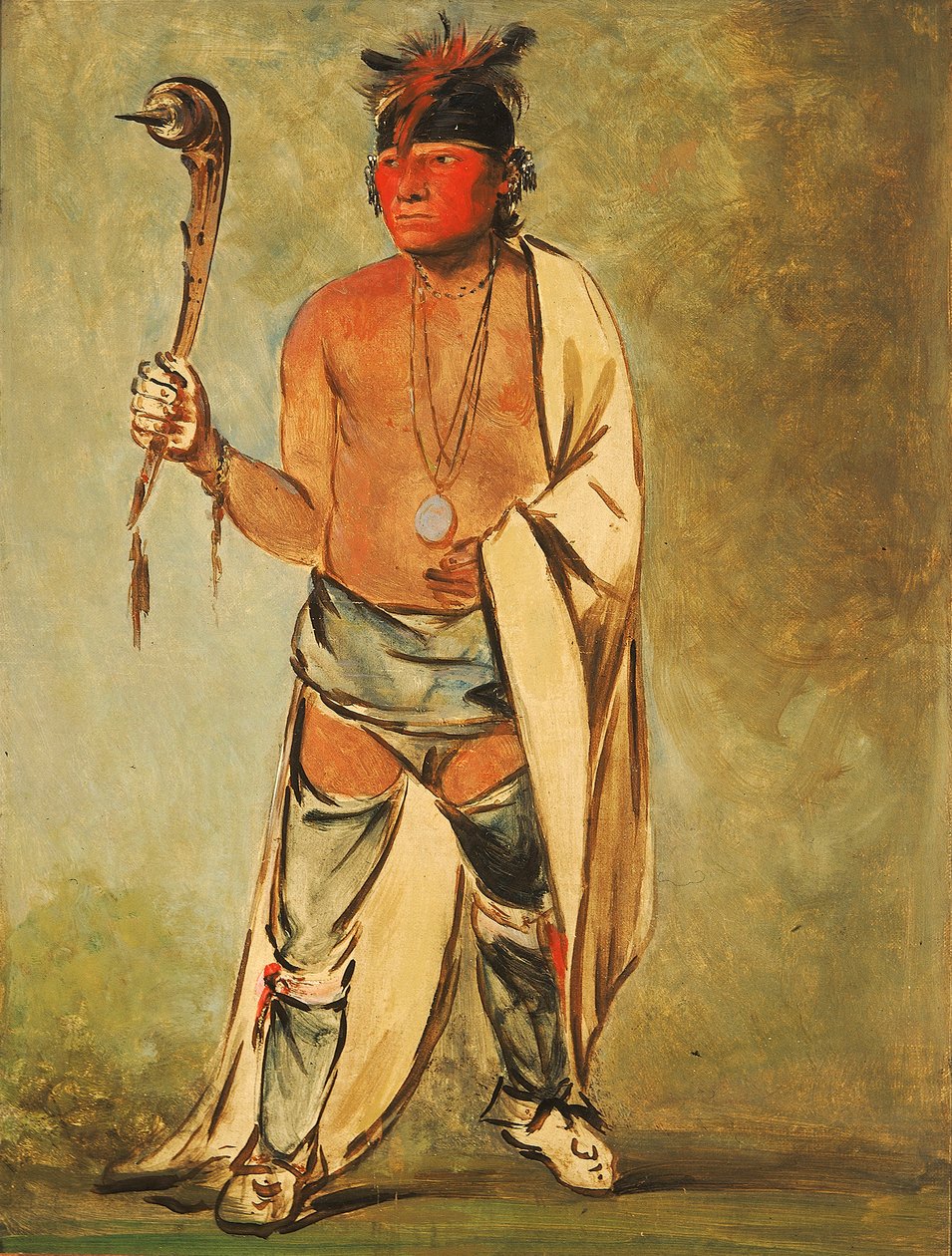 Naughty-háigh-hee-haw, Ormanı Nemlendiren, 1828. by George Catlin