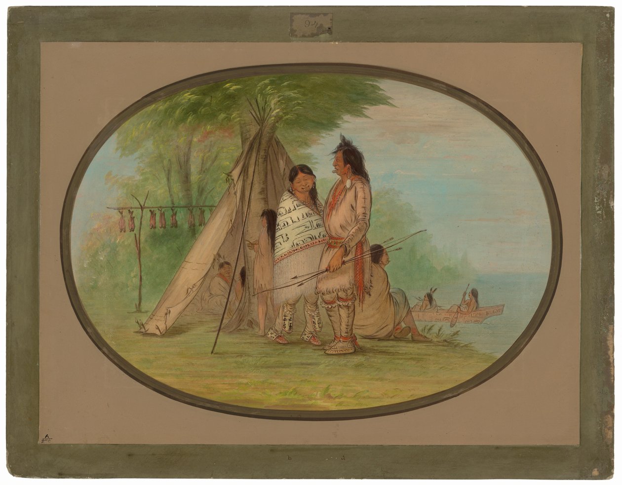 Nayas Kızılderilileri by George Catlin