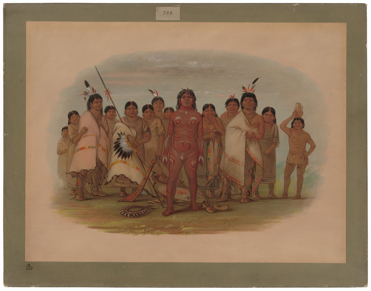 "Beni Boya" - Apaçiler by George Catlin