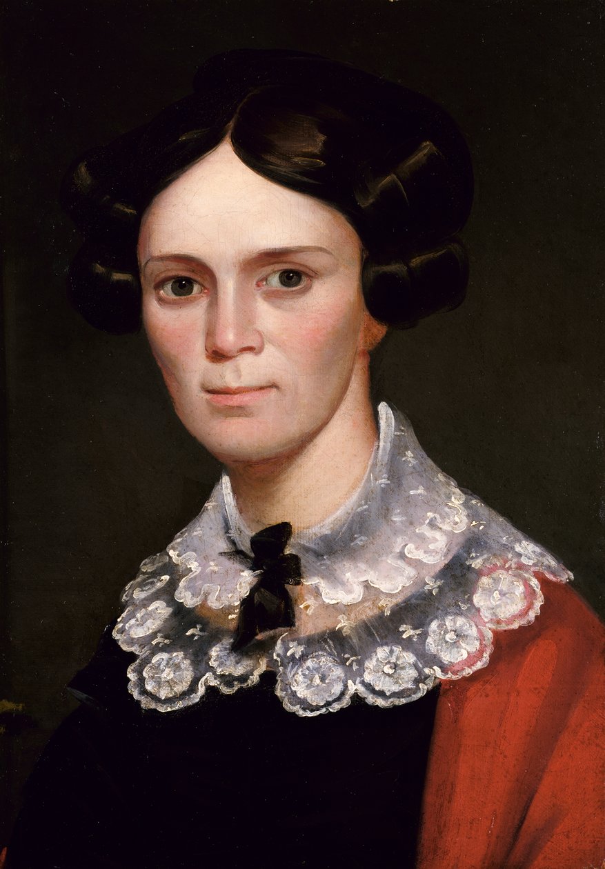 Bir Kadının Portresi, ca. 1825-1830. by George Catlin