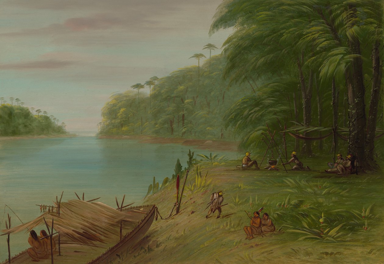 Essequibo Sahili, 18541869 by George Catlin