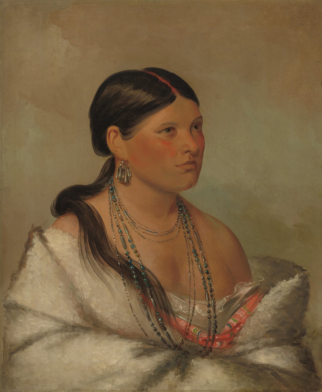 Dişi Kartal - Shawano, 1830. by George Catlin