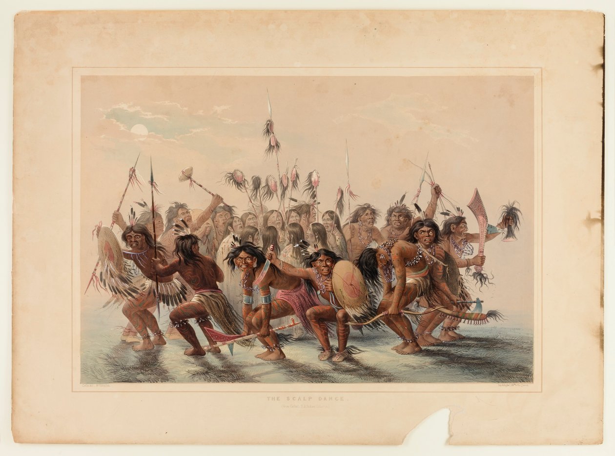 Kafa Derisi Dansı by George Catlin