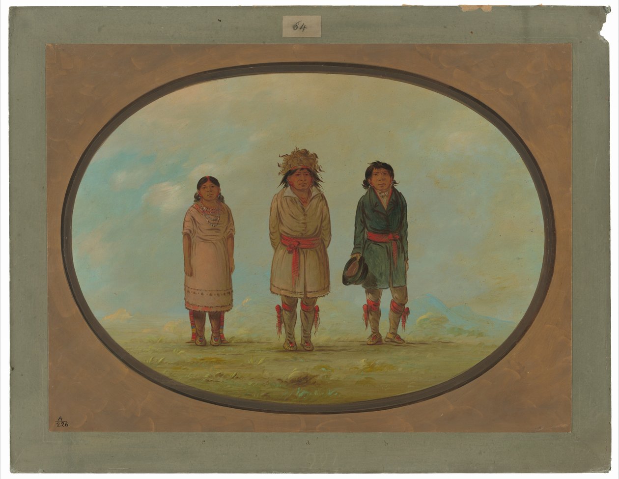 Üç Creek Kızılderilileri by George Catlin