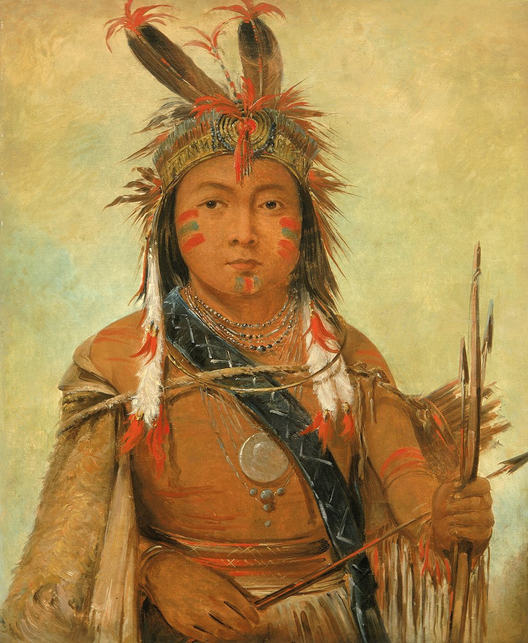 Ud-je-jock, Pelikan, Bir Çocuk, 1845. by George Catlin