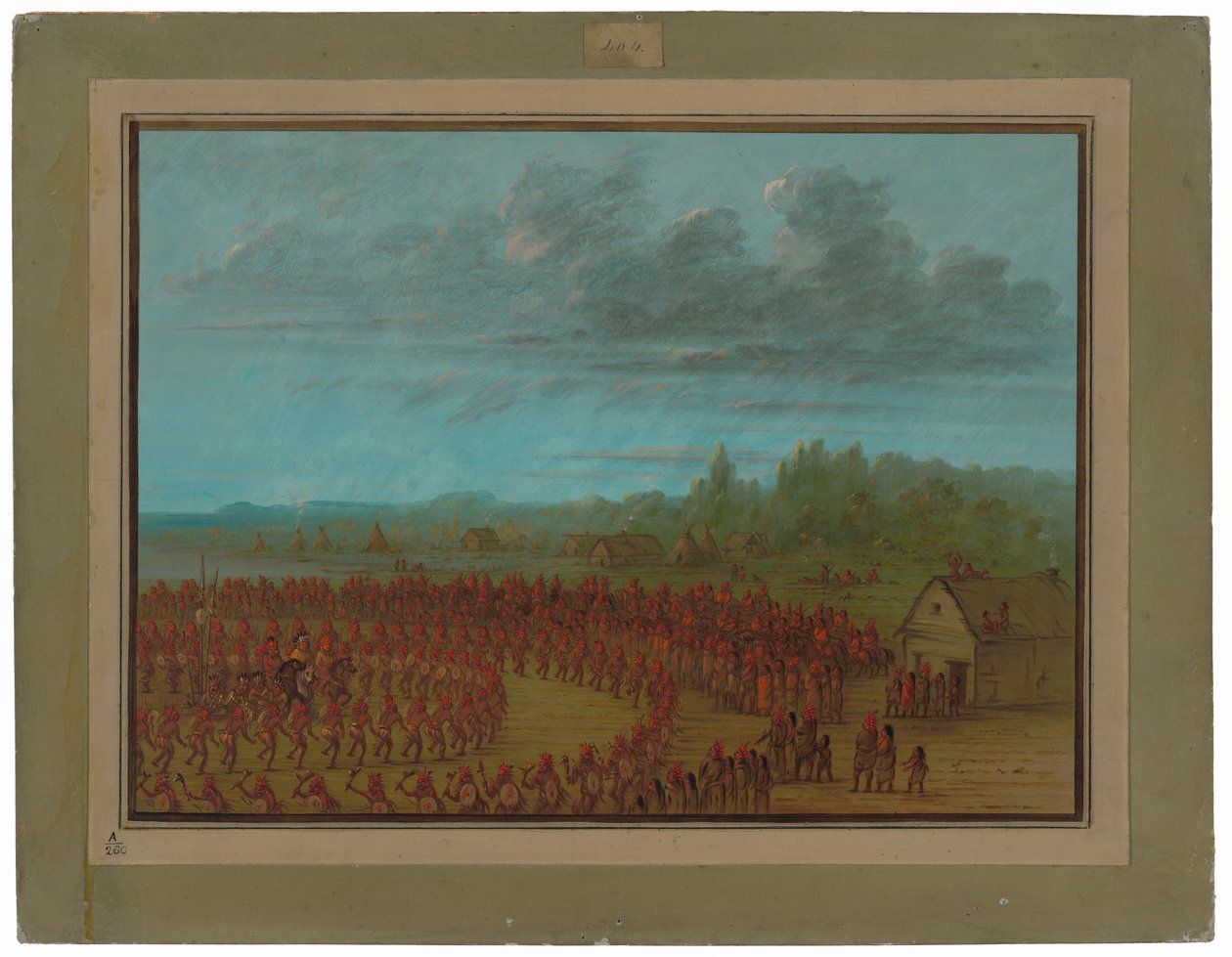 Saukilerin Savaş Dansı by George Catlin