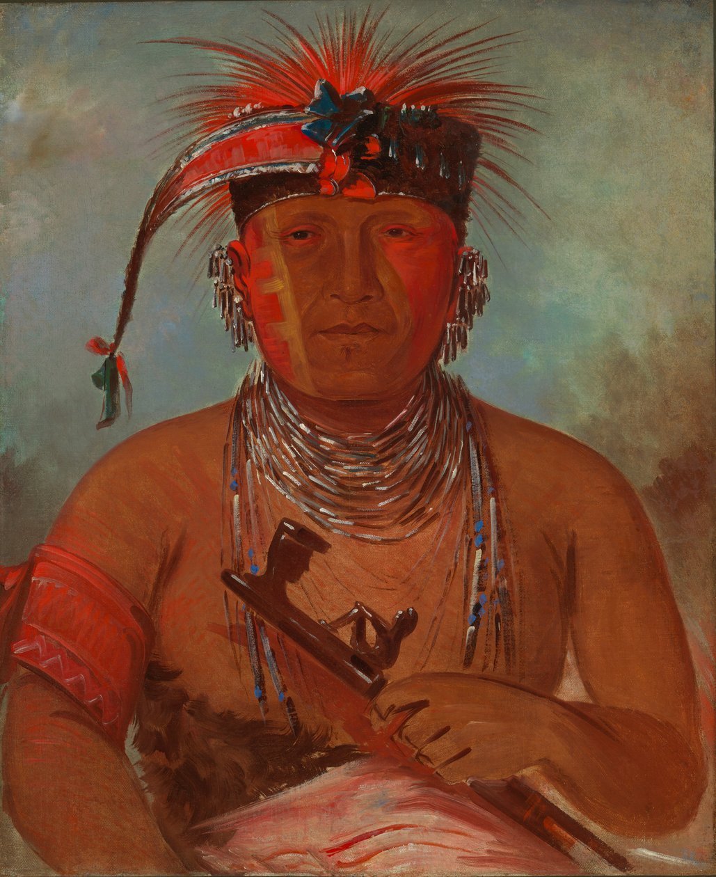 Wée-ke-rú-law, Mübadele Eden, 1832. by George Catlin