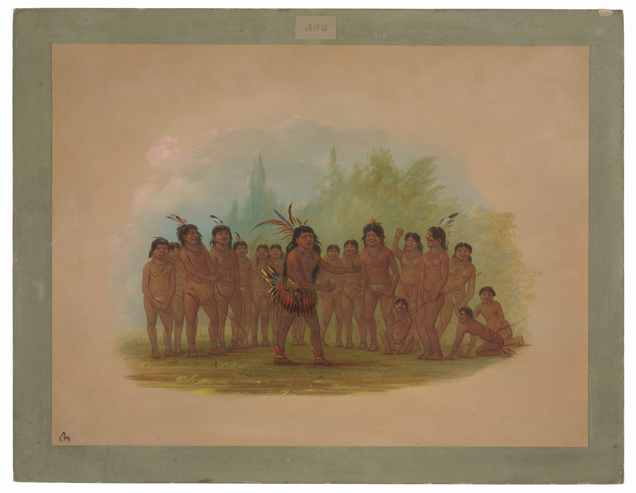 Zurumati Kızılderilileri by George Catlin