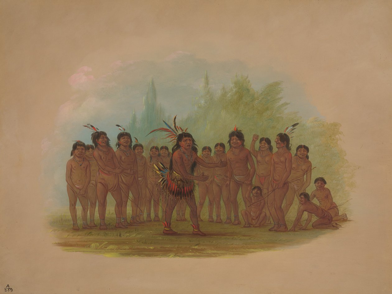 Zurumati Kızılderilileri, 18541869. by George Catlin