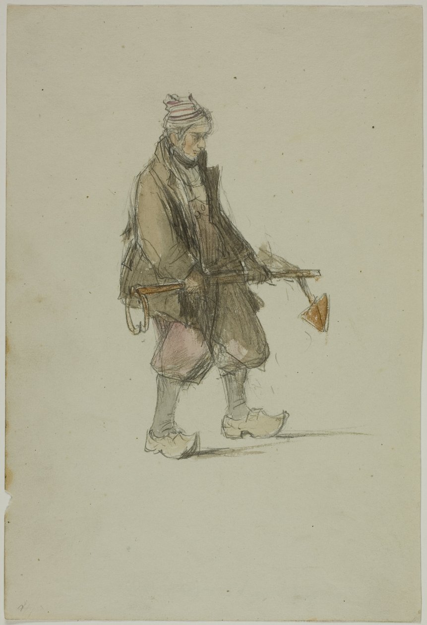 Çapa taşıyan Hollandalı denizci by George Chambers