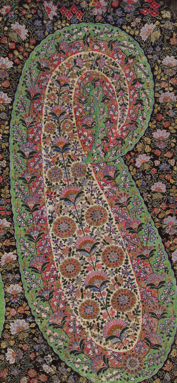 Paisley Şal Kumaş Tasarımı, c.1871 by George Charles Haite